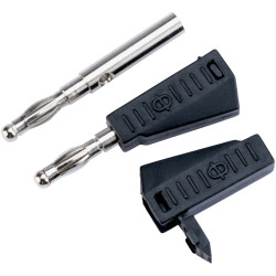 TruConnect 170556 Stackable 4mm Plug Black