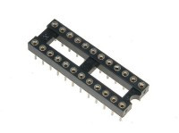 DIL24PW Podstawka precyzyjna raster 2.54 mm 24pin - waska