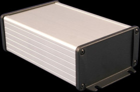 Aluminum enclosure, (L x W x H) 160 x 104 x 55 mm, natural, IP65, 1457N1602