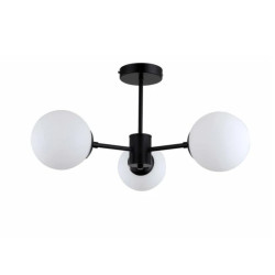 Lampa wisząca Roma 3 czarna LP-1345/3P BK Light Prestige