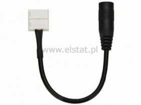 Złącze taśm LED 10mm przew.12mm ginazdo 2,1/5,5mm