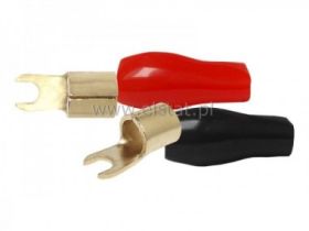 Konektor widełki 5mm; 22mm 4GA ( 2 szt )