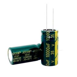 KONDENSATOR 10000UF 35V Ø20x35 JCCON LOW ESR