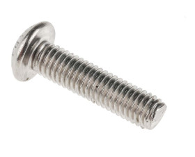 Śruba imbusowa M5 długość 20mm Gniazdo sześciokątne wypukłe Stal nierdzewna RS PRO