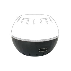 Adapter Zasilacz USB dla Shelly H&T ( Czarny )