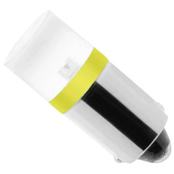 LED lamp, BA9s, 0.92 W, 230 V (DC), 230 V (AC), 90 °, dull, amber, 70113922