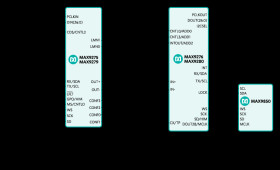 3.12Gbps GMSL Deserializers for Coax or STP Input and Parallel Output