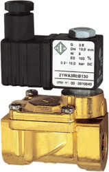 2/2-way solenoid valve, NC, 0.2-16 bar, 24 V, 5 W, 102934