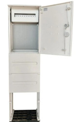 Obudowa termoutwardzalna 400x600x250 1x15 modułów IP44 rozdzielnia elektryczna z fundamentem RT 40x60 1xTH