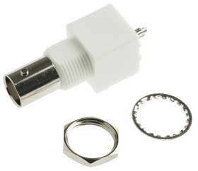 Złącze koncentryczne Montaż na płytce drukowanej Żeński 50Ω typ złącza Złącze BNC 0 to 4GHz Przepust