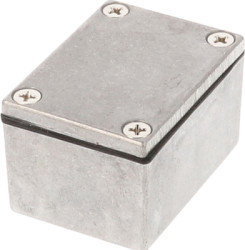 Aluminum die cast enclosure, (L x W x H) 53 x 38 x 31 mm, natural, IP65, 1590WH