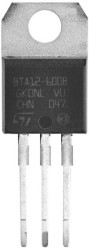 TRIAC STMicroelectronics BTA08-600BRG, 1 szt.