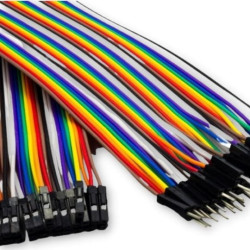 40x10cm Przewody GPIO Męsko-Żeńskie zworki Arduino