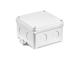 Puszka naścienna N90x90S UV bezhalogenowa samogasnąca 98x98x60 mm IP67 biała 35135206 SIMET