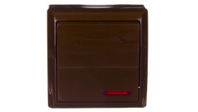 Bis Łącznik Schodowy Z Podświetleniem Brązowy Łn-3Bs/24