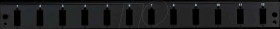 VSB-FP-SW-12SC-D-V Front panel, 12x SC Duplex / LC Quad, black