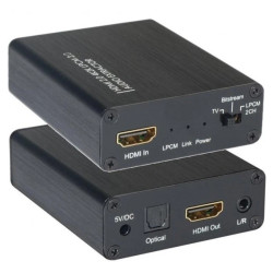 Ekstraktor Audio 5.1CH Toslink/Analog 3.5mm 2CH z HDMI 4K