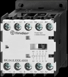Mini contactor, 4 pole, 12 A, 400 V, 3 Form A (N/O) + 1 Form B (N/C), coil 230 VAC, 6K.04.8.230.4712