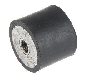 Podstawka antywibracyjna M6 średnica 25mm wysokość całkowita 20mm Nóżka sprężysta żeńska