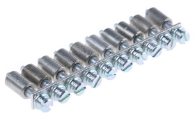 Szyna zworki Szyna zworki Entrelec Bloki zaciskowe do montażu na szynie DIN