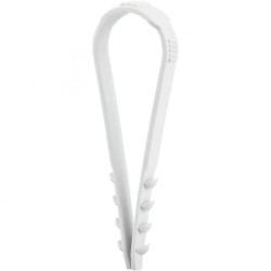 Obejma zaciskowa CMS 8-28mm 100 sztuk fi:6mm bezhalogenowy szary F-TRONIC