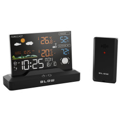 Stacja Pogody bezprzewodowa BLOW WS104 Czarna