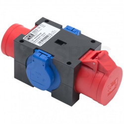 Rozdzielnica budowlana PIESZYCE 9430003W IP44 16A/[5P] + 2x230V/[2P+Z] + Wtyk natablicowy PCE 90EKO001