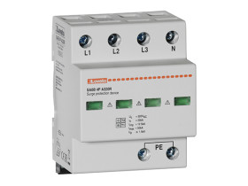 Ochronnik przepięciowy Jednofazowy-fazowy, 50kA, montaż Szyna DIN Monoblok, Lovato SA0B