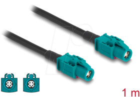 90680 HF cable, HSD Z socket to HSD Z socket