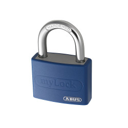ABUS 50008 T65AL/40mm My Lock Aluminium Padlock Blue