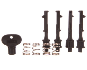 Mechanizm zamka pokrywy Mi do obsługi kluczem trójkątnym 8mm Mi DR 04 20001091