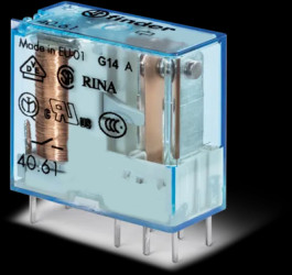 Relay, 1 Form C (NO/NC), 28 V (DC), 1200 Ω, 16 A, 400 V (AC), monostable, 40.61.9.028.4000