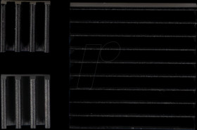 RB-HEATSINK-B Raspberry Pi - Cooling kit, 3-piece, black