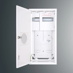 Rozdzielnica n/t licznikowa RZ 12NN P O T3F + 11S PŁYTKA 577x288x135 z okienkiem IP30 RAL 9003