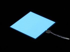 Adafruit Electroluminescent (EL) Panel - 10cm x 10cm White