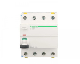 Wyłącznik różnicowoprądowy 4P 100A 0,3A typ AC iID A9Z14491