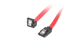 Kabel Sata Data Iii (6Gb/S) 0,5M Z Zatrzaskami Metalowymi Kątowy...