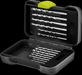 77849 15-piece masonry drill bit set in transport box, Ø 3 - 10 mm