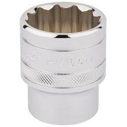 Draper Expert 33726 1/2&quot; Sq. Dr. Hi-Torq&#xAE; 12 Point Socket (1.1/16&quot;)