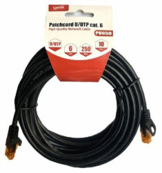 PATCH CABEL UTP 10M CAT.6 CZARNY