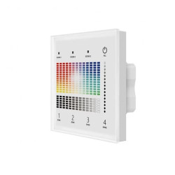 Panel LED naścienny Skydance - RGB+W - 4 strefy - DALI Bus/24V - TD4-4S(W)