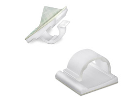 Spinka do kabli 25.4 x 15.5 x 11.3mm materiał: Nylon 66 Naturalny Spinka do kabli +85°C