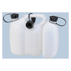 H&#xFC;nersdorff 803900 Twin Canister 4.5L for Chain Saw Fuel &amp; Mix
