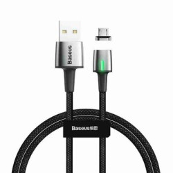 Kabel przewód USB - micro USB magnetyczny 100cm Baseus Zinc CAMXC-A01 do szybkiego ładowania 2.4A