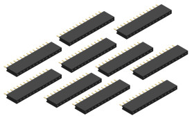 Opencircuit Female header 14 pin - 2.54mm - 10 pcs