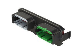 Złącze samochodowe 24-pinowe Amphenol Industrial 2-rzędowe Męski 7.5A Armor IPX Płytka drukowana Lutowane Złącze