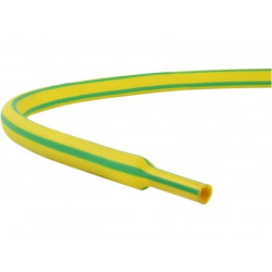 Rura termokurczliwa RC 2,4/1,2 żółto-zielona /1m