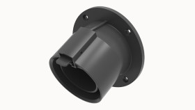 Uchwyt ścienny wtyku Typ 2 do ładowarki auta elektrycznego skośny DGN FEAC-V-03-02A(H)