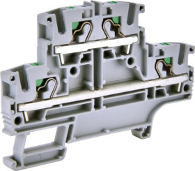 Złączka sprężynowa 2-poziomowa 4 mm2 PUSH-IN (szara) ESH-EFD.4 003903268