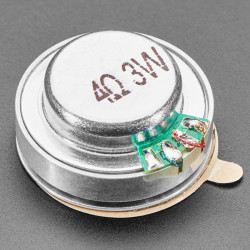 Medium Surface Transducer with Wires - 4 Ohm 3 Watt